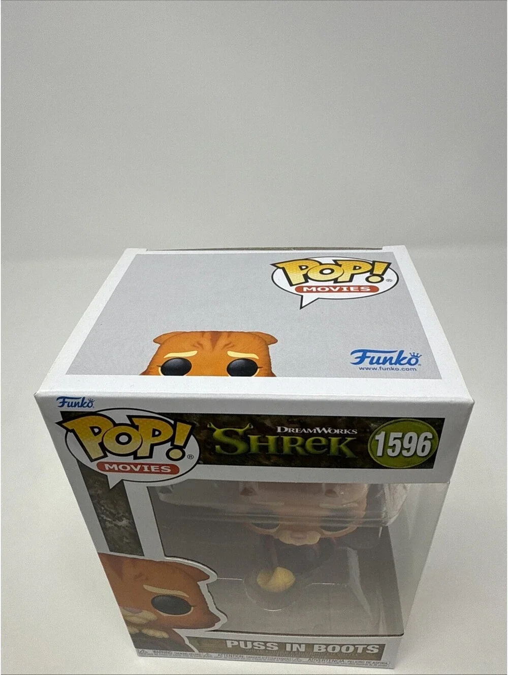 Puss In Boots POP Vinyl Figure #1596 Funko Shrek DreamWorks 30th Anniversary New